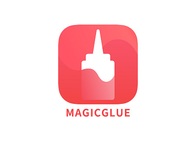 MAGICGLUE icon glue icon pink