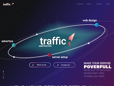 Traffic arbitration service arbitration fututre purpure service traffic ui universe ux