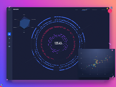 Diskclener SmartDefrag admin chart dashboard data fui graph histogram material menu mobile monitoring visualization