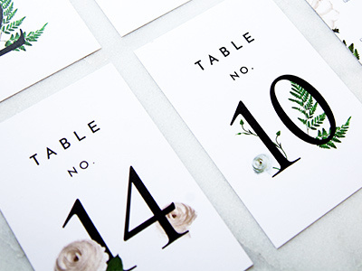 Table Numbers day of items table numbers wedding wedding stationery
