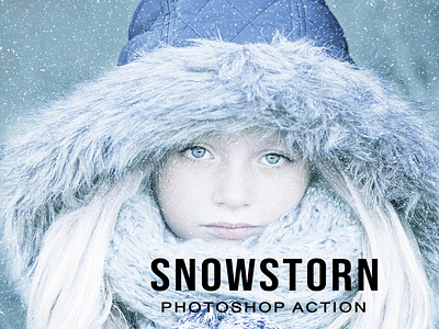 Snowstorm Photoshop Action