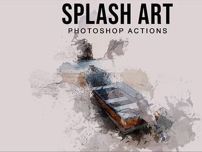 Splash Art Photoshop Actions
