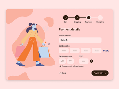Daily UI: Credit card checkout dailyui