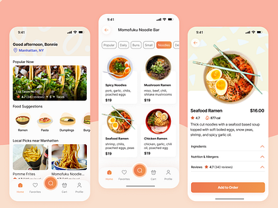 Food App dailyui design food food app restaurant ui