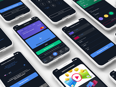 CARD TO CARD bank card design ui ux