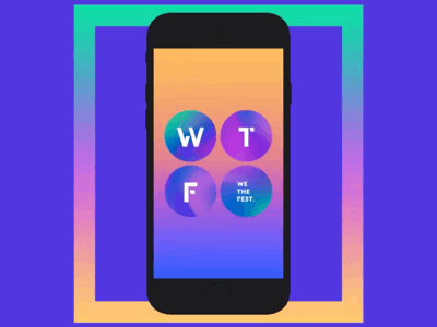 Music festival apps : We The Fest 2017 apps experience festival apps interface ismaya music music apps music festival ui ux wtf
