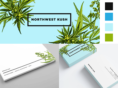 Cannabis Producer Branding branding business card cannabis logo marijuana stationery weed
