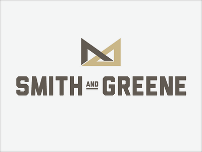 Smith & Greene Logo branding construction design logo