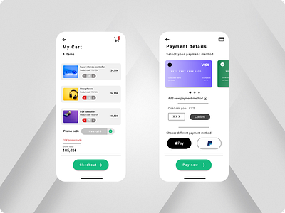 Daily UI #2 - CREDIT CARD CHECKOUT app dailyui design graphic design icon illustration logo mobile ui ux