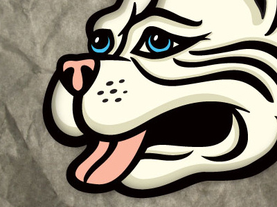 Grand Rapids Bully Breeds Logo branding design dog illustration logo