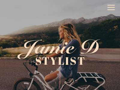 Jamie D Stylist Mobile design mobile responsive website