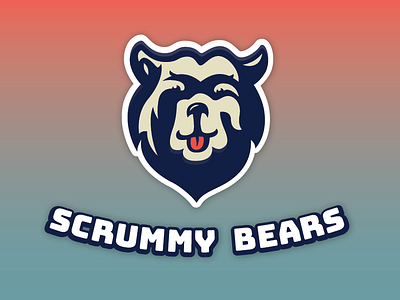 Scrummy Bears Logo agile bear fun illustrator logo vector