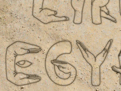 Sand Texture By Shadowh3 hand drawn illustration lettering type typography