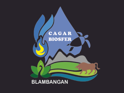 CAGAR BIOSFER BLAMBANGAN LOGO branding graphic design logo