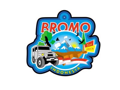 BROMO JEEP KEY CHAIN 3d animation branding graphic design logo motion graphics ui