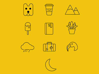 Icons 01 graphicdesign icondesign iconography icons