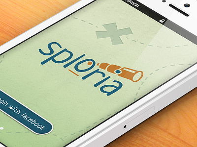 Sploria logo mobile ui ux