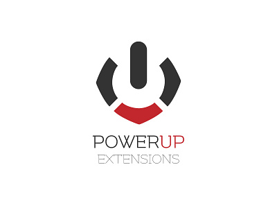 Powerup Extensions Logo branding extensions icon logo power up software