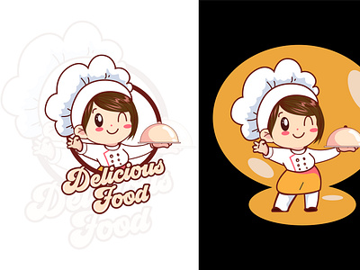 Mascot Chef Logo