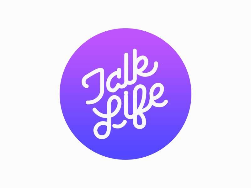 Talklife ae after effects animation brand liquid logo motion stroke