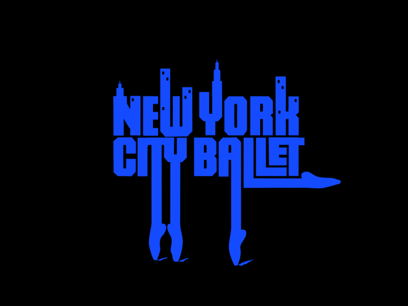 New York City Ballet ae after aftereffects animation brand branding gif logo motion new newyork york