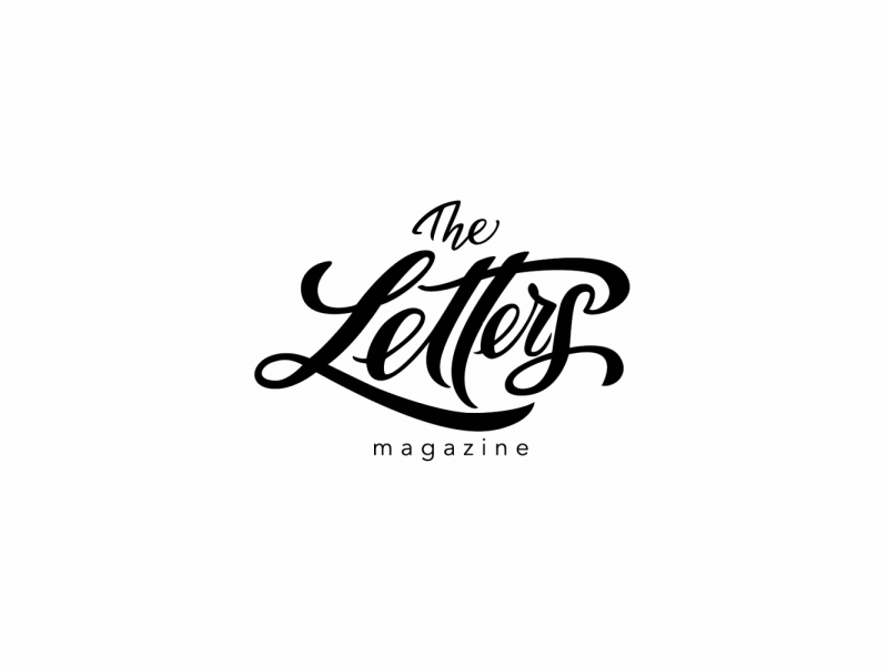 The Letters Magazine ae after aftereffects animation brand branding calligraphy gif lettering logo motion