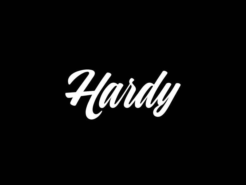 Hardy animation branding design gif intro logo logotype motion