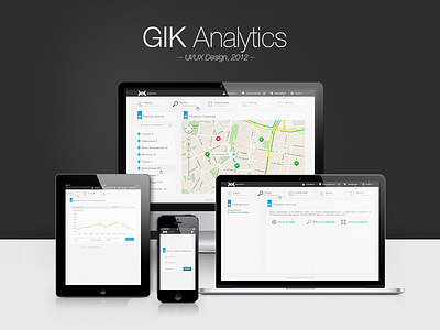 GIK Analytics - UI/UX Design by Farid Sagiev design farid sagiev fs header inspiration interactive responsive ui ux