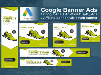 Google Banner Ads Design for AdWord Display Ads banner ads design display ads google ads graphic design