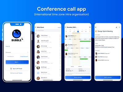 Conference call app