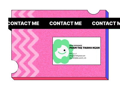 Contact card design ui ux website