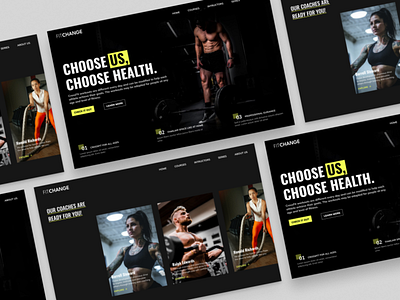 Fitchange - Fitness Landing Page