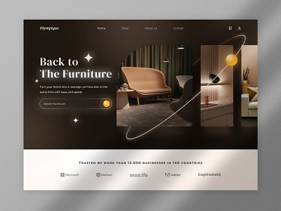 Furniture & Interior Design Landing Page