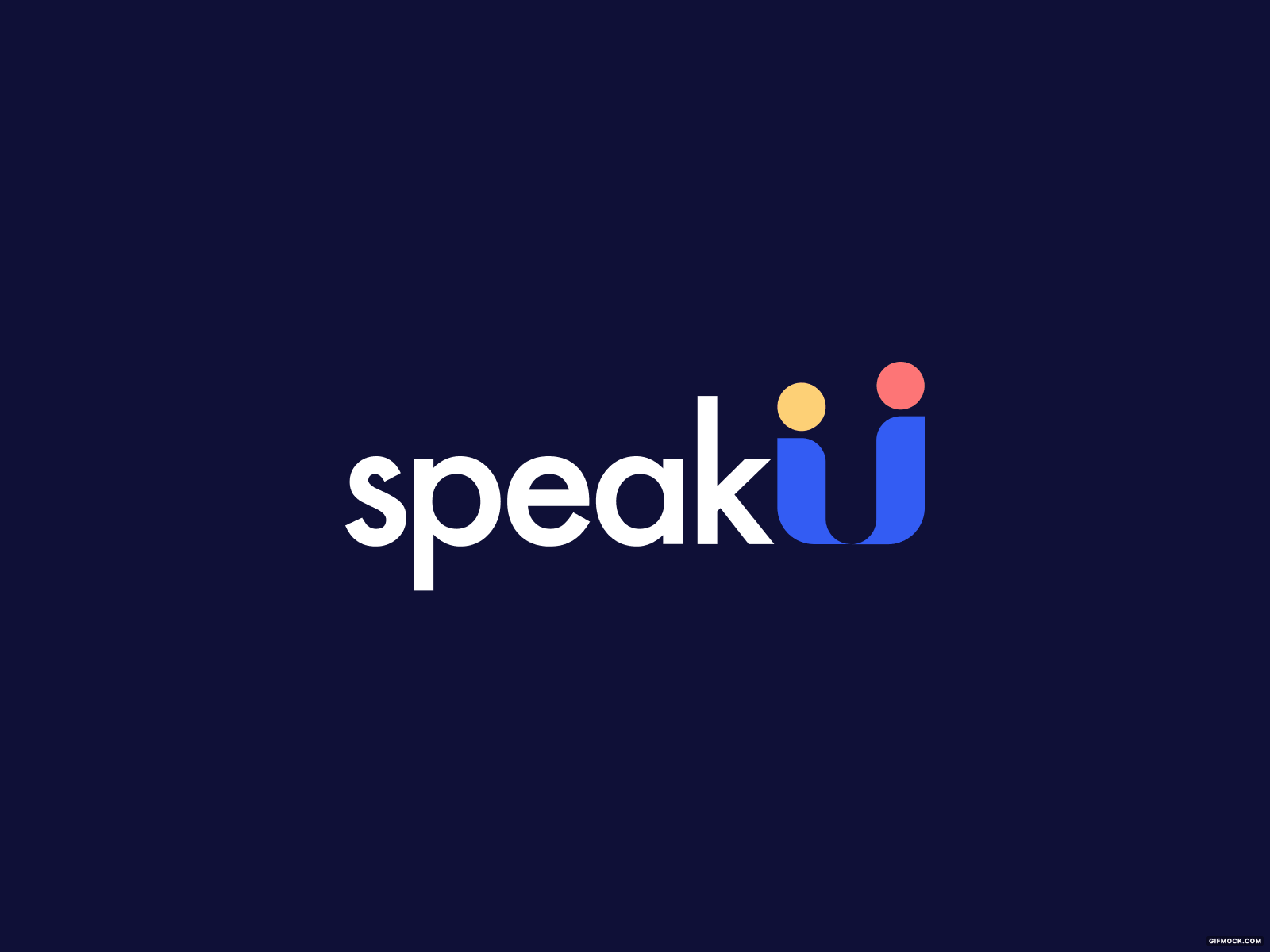 speakU brand identity branding colorful design graphic design logo visual brand identity