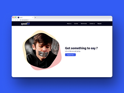SpeakU Website Design