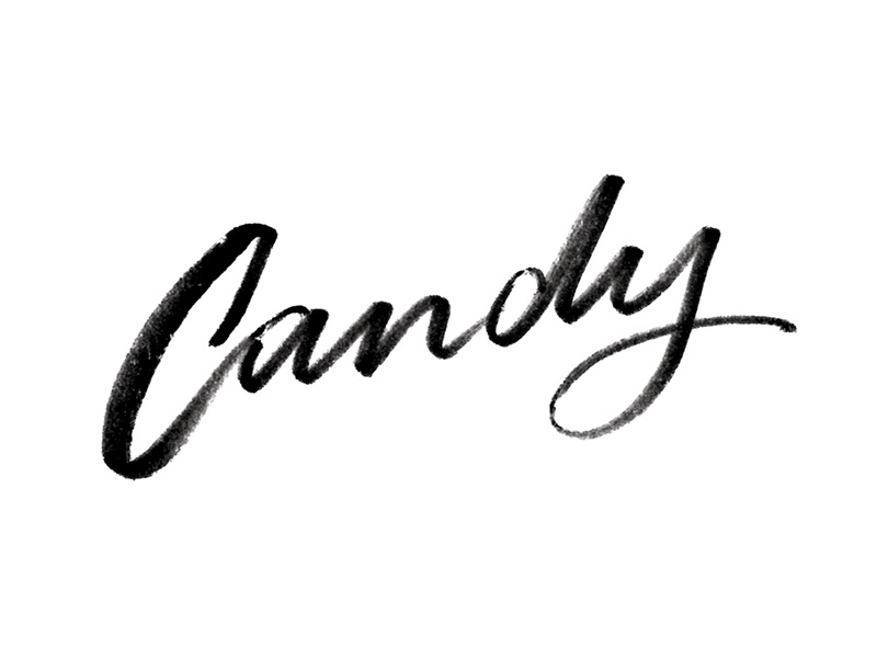 Candy // Hand Lettering paolo nutini song brush pen typography type lettering hand lettering candy
