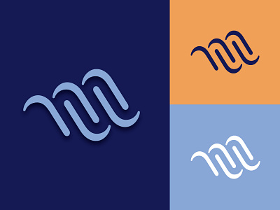 MS Personal Logo branding identity logo logo design logotype negative space personal brand vector