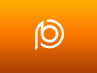 PB monogram lettermark logo logo design logo mark