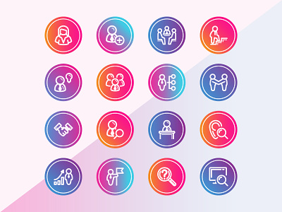 Instagram Highlights Set №3 3d animation app branding design gradient graphic design highlights icon illustration logo motion graphics ui