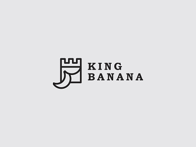 King Banana banana branding graphic design logo