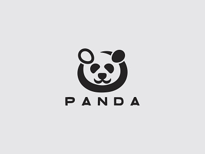 Panda Logo branding graphic design logo panda logo