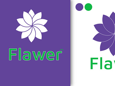 Flawer branding design graphic design logo