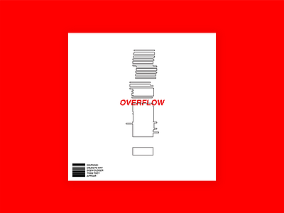 Overflow brutal design graphic minimal overflow poster rectangles simple technology