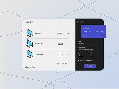 DailyUI #002 Credit Card Checkout