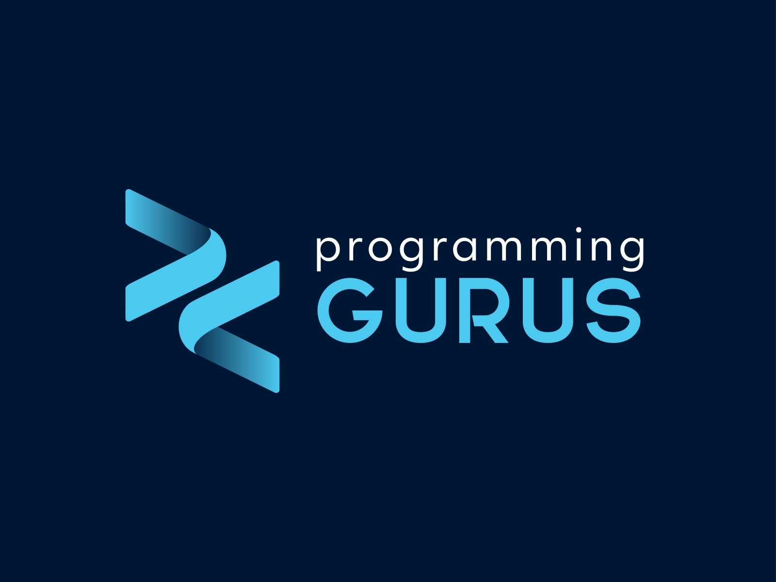 Tech Logo Design - Programming Gurus by Giulia Lucaciu on Dribbble
