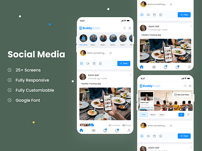 Social Media Responsive Design Concept