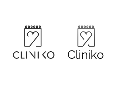 Cliniko logo play design icon logo