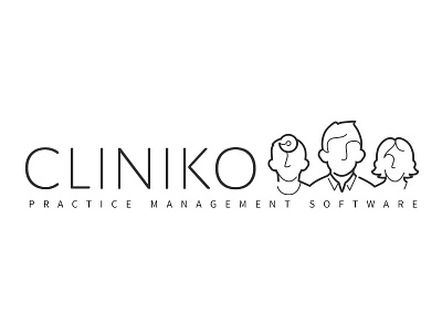 Cliniko logo play clinic design doctor illustration line logo practice