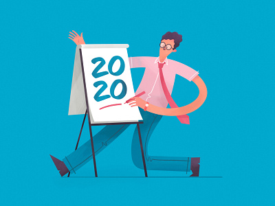2020 2020 digital flipboard illustration presentation procreate year
