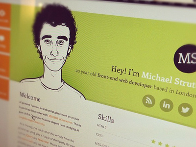 Mstrutt cv illustration portfolio website